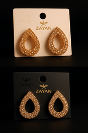 Elegant Teardrop Crystal Earrings – Glamorous Sparkle for Every Occasion